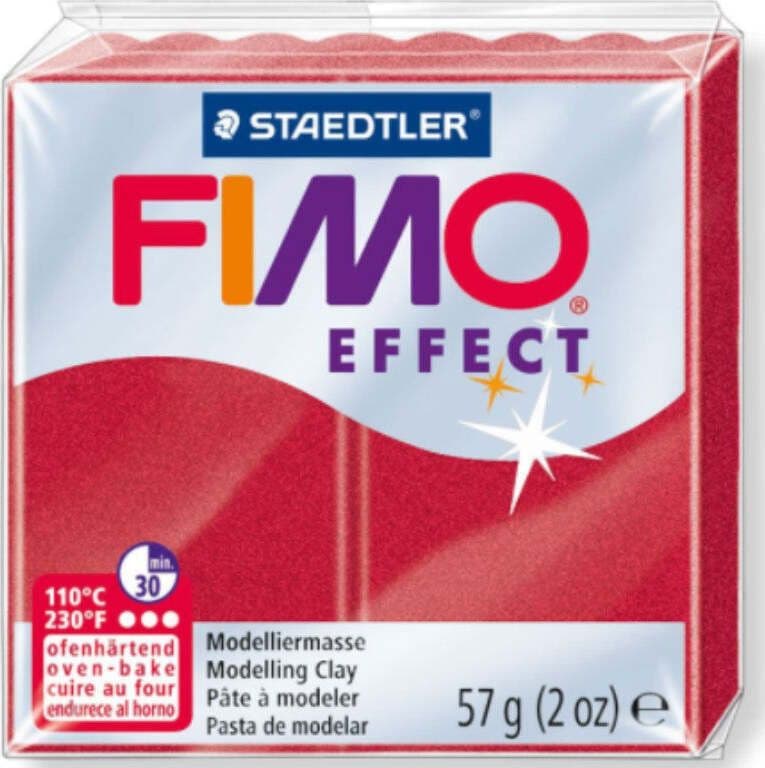 STAEDTLER---FIMO-EFFECT-SOFT---PASTA-MODELLABILE-SINTETICA-57gr---COLORE-ROSSO-RUBINO-METALLIZZATO-28