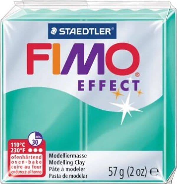 STAEDTLER---FIMO-EFFECT-SOFT---PASTA-MODELLABILE-SINTETICA-57gr---COLORE-VERDE-TRANSLUCIDO-504