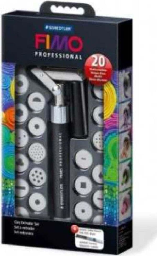 STAEDTLER---FIMO-PROFESSIONAL---SET-PROFESSIONALE-ESTRUSORE-CON-20-DISCHETTI-PER-MODELLARE