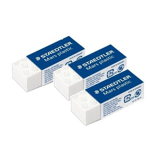 STAEDTLER-Gomma-cancellare-3-pz-MARS-PLASTIC-Bianco-52653ABK3D