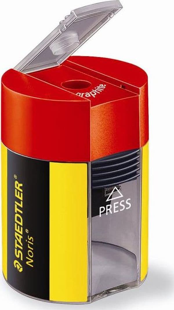Staedtler-Temperamatite-a-1-foro-con-contenitore-per-trucioli-per-matite-con-fusto-max-Diametro-8