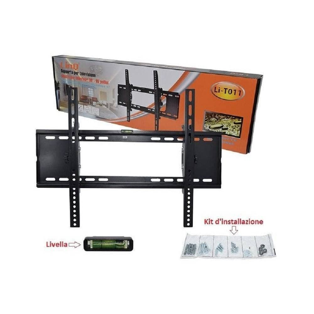 Staffa Porta Tv A Muro Parete Supporto Da 30? A 65? Fino A 80kg Livella Li-t011 Elettronica/Home Cinema TV e video/Accessori/Supporti e mobili TV/Supporti da parete e da soffitto Trade Shop italia - Napoli, Commerciovirtuoso.it