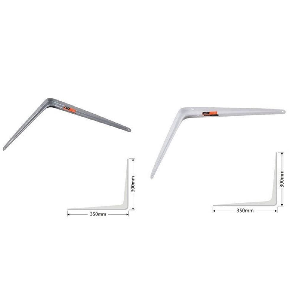 Staffe Angolari 2pz Supporto Staffa Angolare Reggimensole 300x350mm Bianco Grigio Casa, arredamento e bricolage > Arredamento > Reggimensola Trade Shop italia - Napoli, Commerciovirtuoso.it