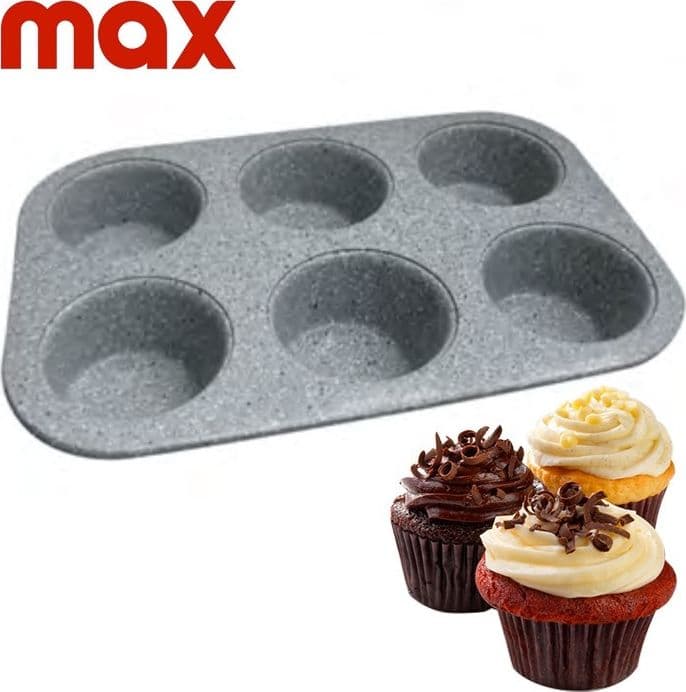 Stampo 6 Muffin Teglia Marmorizzato 26,5 x 17,5 x 3cm Cupcakes Dolci Pasticceria Casa e cucina/Teglie da forno e accessori per pasticceria/Teglie e stampi/Teglie per muffin e cupcake Trade Shop italia - Napoli, Commerciovirtuoso.it