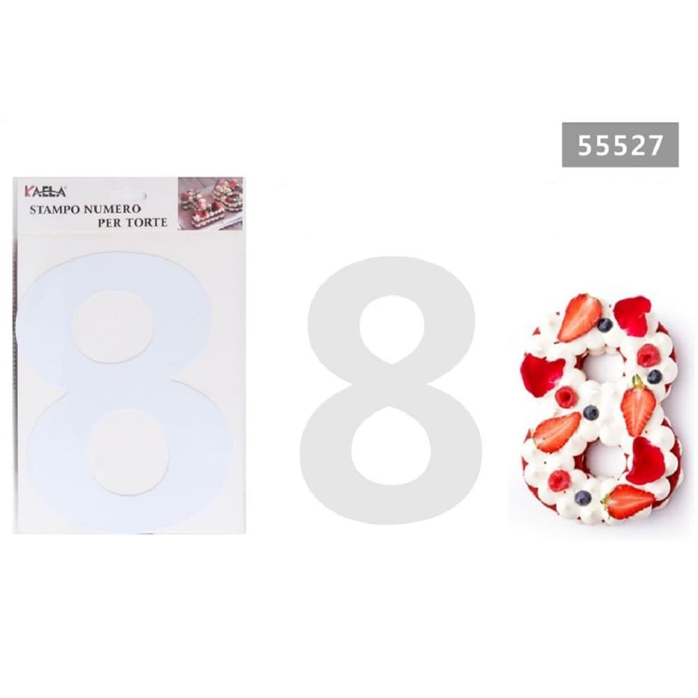 Stampo Torte Dolci A Forma Di Numero 8 10 Pollici Strumento Taglio Stencil 55527 Casa e cucina/Teglie da forno e accessori per pasticceria/Accessori e utensili per pasticceria/Utensili decorativi/Stencil decorativi per dolci Trade Shop italia - Napoli, Commerciovirtuoso.it