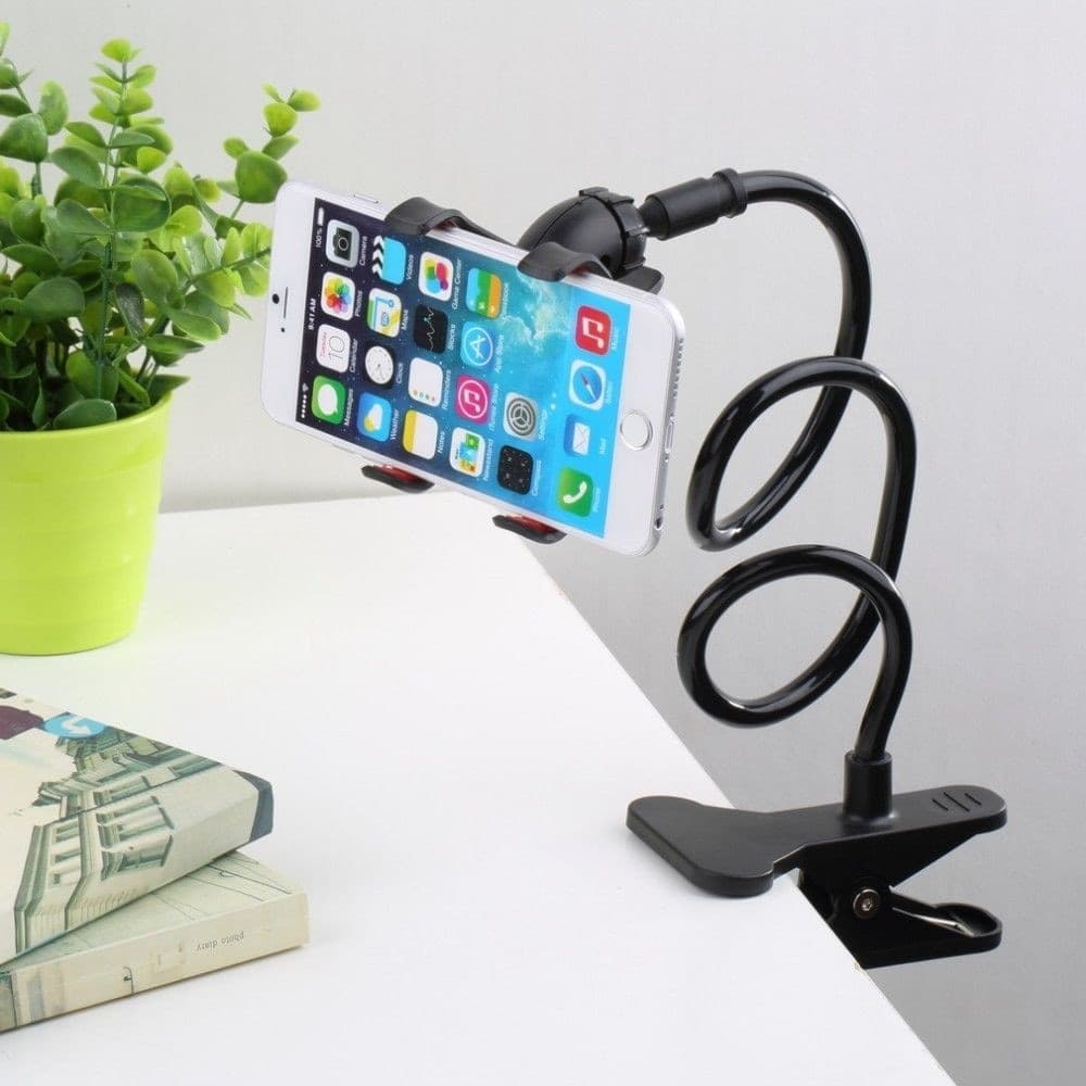 STAND SUPPORTO DA TAVOLO PER SMARTPHONE PIEGHEVOLE CON VENTOSA FLESSIBILE Elettronica/Cellulari e accessori/Accessori/Supporti Trade Shop italia - Napoli, Commerciovirtuoso.it