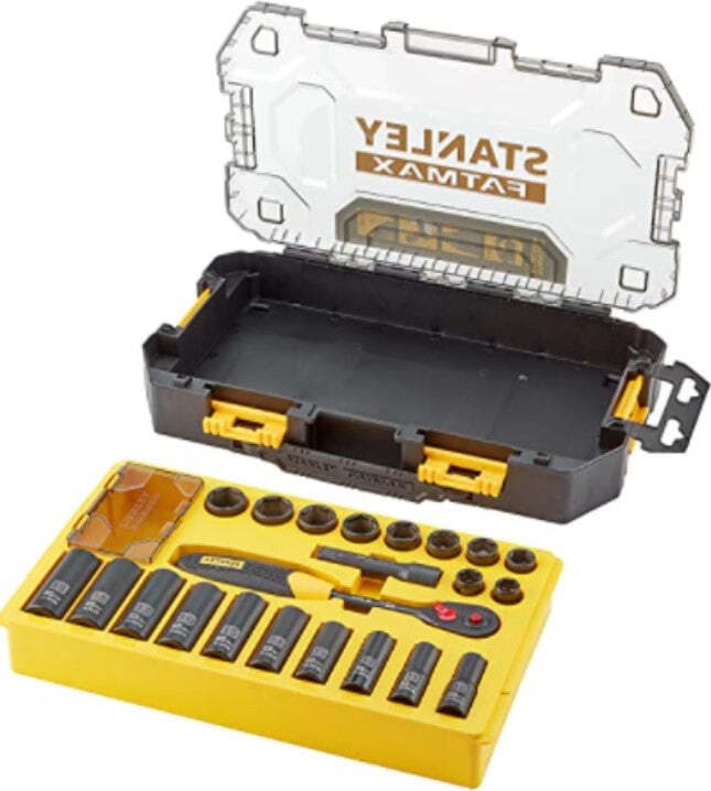 STANLEY---22-PEZZI---SET-DI-CHIAVI-A-BUSSOLA-FATMAX-ED-ACCESSORI-3/8---IN-VALIGETTA