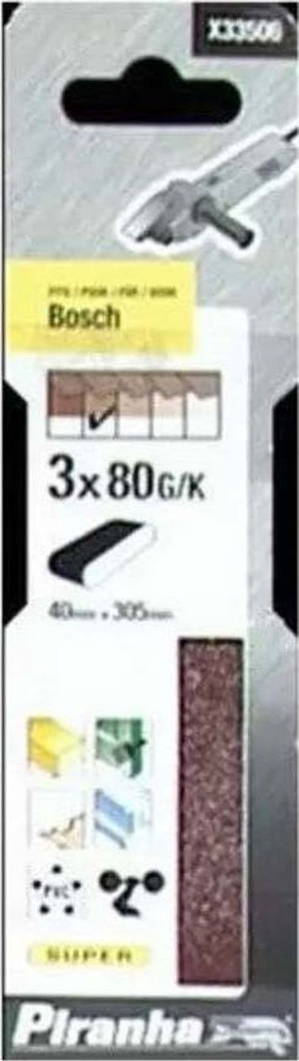 STANLEY---3-NASTRI-ABRASIVI-GRANA-80-60X400MM***