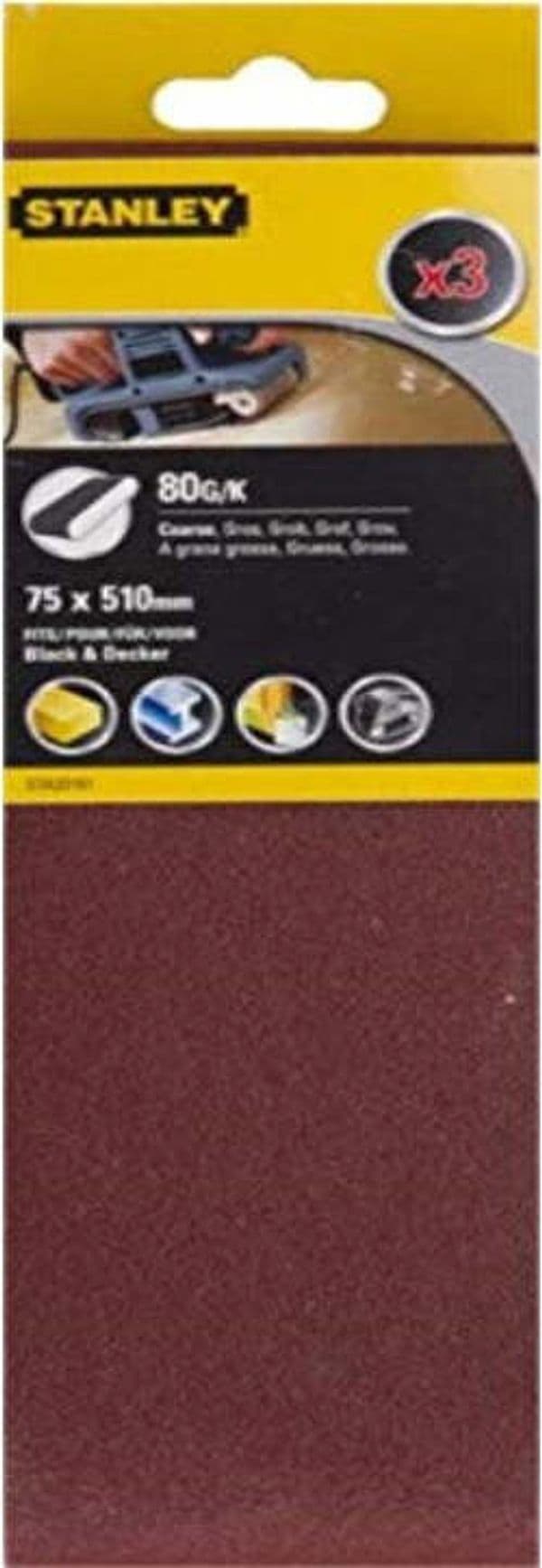 STANLEY---3-NASTRI-ABRASIVI-GRANA-80-75X510MM