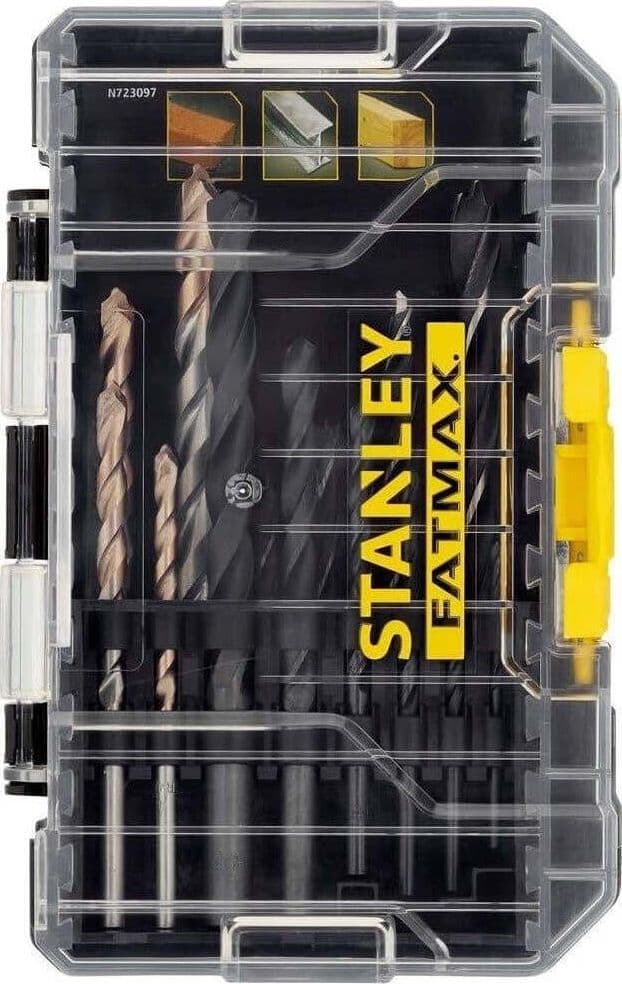 STANLEY---SET-DI-FORATURA-PER-MURO,-METALLO-E-LEGNO-14PZ
