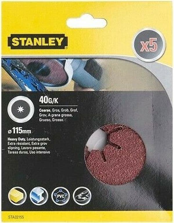 STANLEY-5-DISCHI-FIBRA-PER-ANGOLARI-115MM.-GRANA-40-STA32155