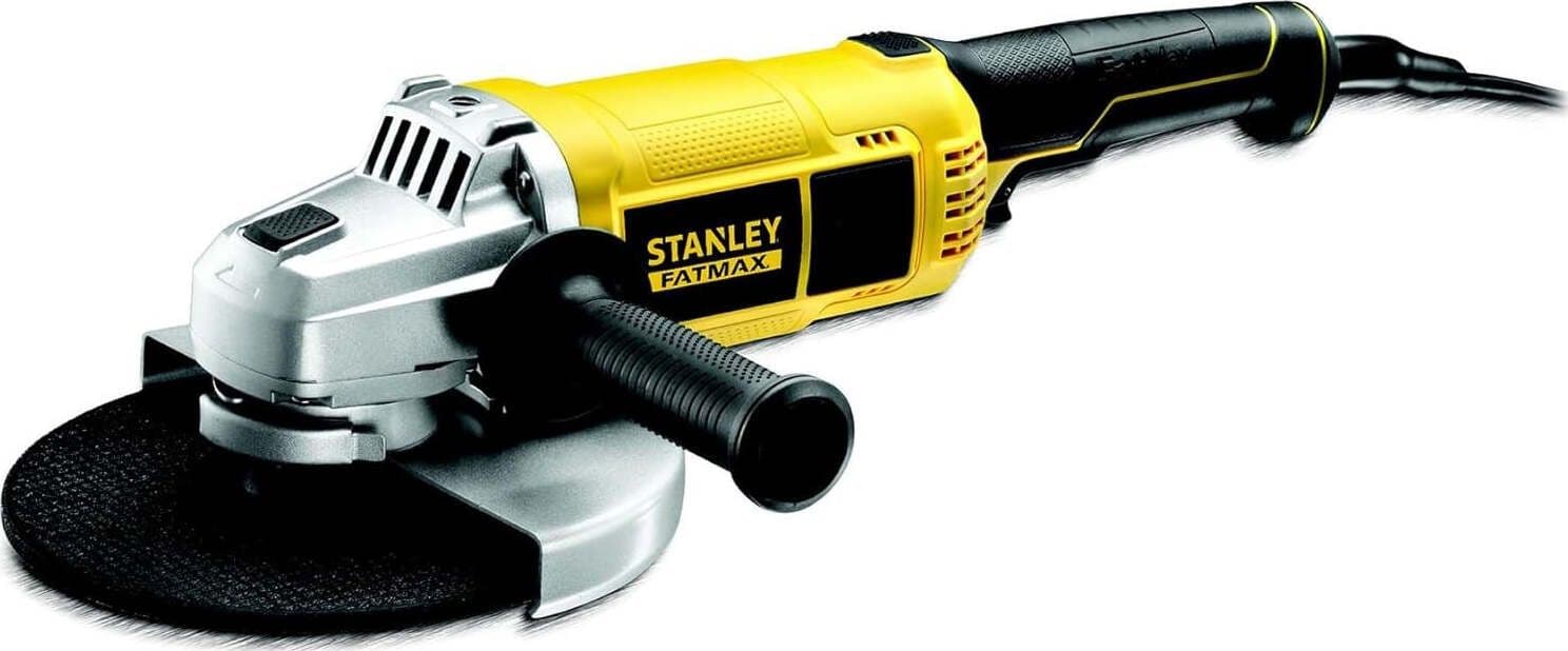 STANLEY-FATMAX---SMERIGLIATRICE-ANGOLARE-2200W-ALLUMINIO,-ELETTRICA-CON-FILO-30X17.9X12.6CM