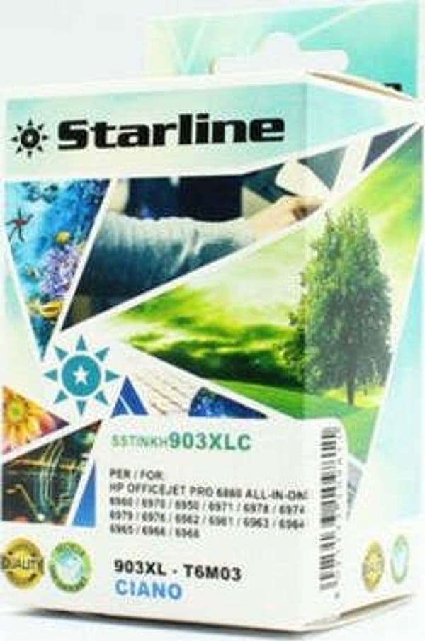Starline - Cartuccia - ink Ciano per print c-Hp 903xl Elettronica/Informatica/Stampanti e accessori/Accessori per stampanti a inchiostro e laser/Cartucce d'inchiostro Eurocartuccia - Pavullo, Commerciovirtuoso.it
