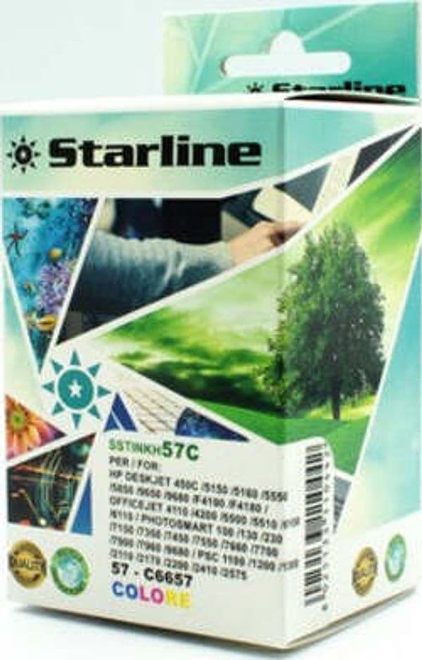 Starline - Cartuccia - ink colore per print c-Hp 57 - C6657AE Elettronica/Informatica/Stampanti e accessori/Accessori per stampanti a inchiostro e laser/Cartucce d'inchiostro Eurocartuccia - Pavullo, Commerciovirtuoso.it