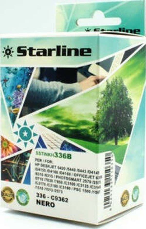 Starline - Cartuccia - ink Nero per print c-Hp 336 Elettronica/Informatica/Stampanti e accessori/Accessori per stampanti a inchiostro e laser/Cartucce d'inchiostro Eurocartuccia - Pavullo, Commerciovirtuoso.it