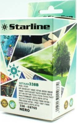 Starline - Cartuccia - ink Nero per print c-Hp 338 Elettronica/Informatica/Stampanti e accessori/Accessori per stampanti a inchiostro e laser/Cartucce d'inchiostro Eurocartuccia - Pavullo, Commerciovirtuoso.it