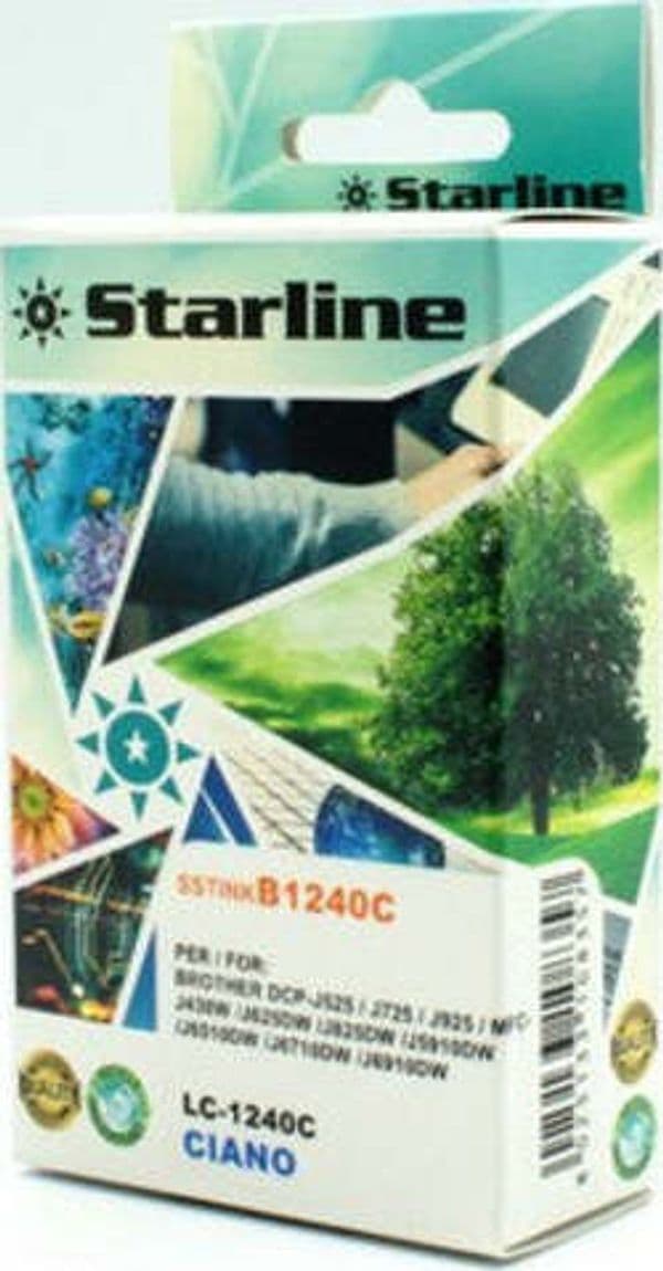 Starline - Cartuccia ink - per Brother - Ciano - LC1240C - 12ml Elettronica/Informatica/Stampanti e accessori/Accessori per stampanti a inchiostro e laser/Cartucce d'inchiostro Eurocartuccia - Pavullo, Commerciovirtuoso.it