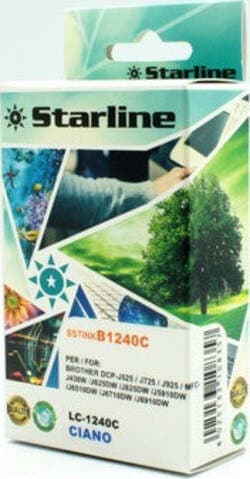 Starline - Cartuccia ink - per Brother - Ciano - LC1240C - 12ml Elettronica/Informatica/Stampanti e accessori/Accessori per stampanti a inchiostro e laser/Cartucce d'inchiostro Eurocartuccia - Pavullo, Commerciovirtuoso.it