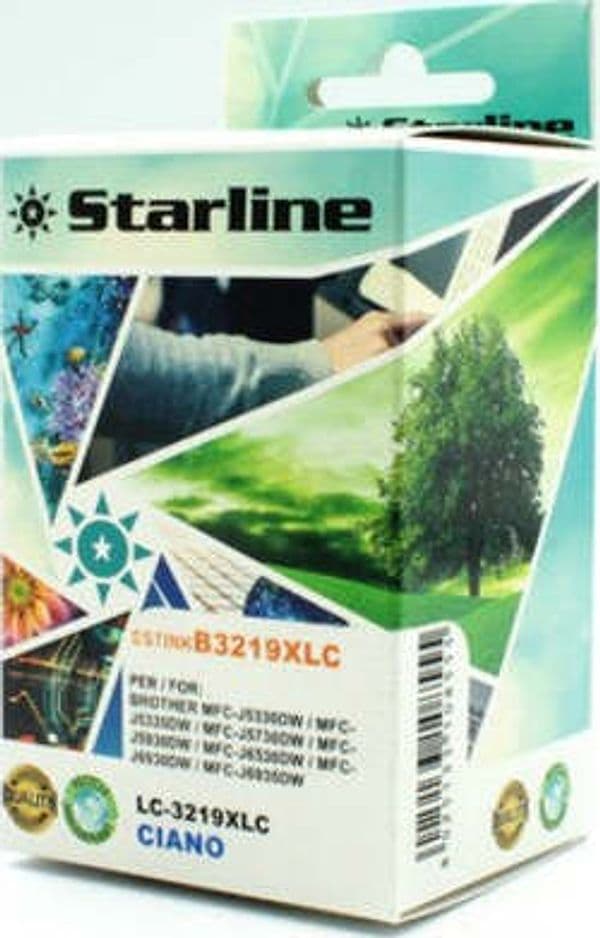 Starline - Cartuccia ink - per Brother - Ciano - LC3219XLC - 17ml Elettronica/Informatica/Stampanti e accessori/Accessori per stampanti a inchiostro e laser/Cartucce d'inchiostro Eurocartuccia - Pavullo, Commerciovirtuoso.it