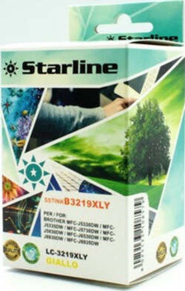 Starline - Cartuccia ink - per Brother - Giallo - LC3219XLY - 17ml Elettronica/Informatica/Stampanti e accessori/Accessori per stampanti a inchiostro e laser/Cartucce d'inchiostro Eurocartuccia - Pavullo, Commerciovirtuoso.it