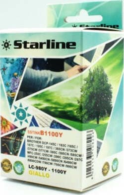 Starline - Cartuccia ink - per Brother - Giallo - LC980Y - 16ml Elettronica/Informatica/Stampanti e accessori/Accessori per stampanti a inchiostro e laser/Cartucce d'inchiostro Eurocartuccia - Pavullo, Commerciovirtuoso.it