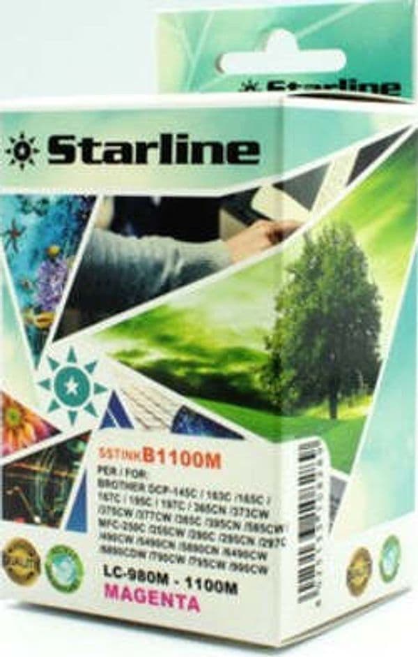 Starline - Cartuccia ink - per Brother - Magenta - LC980M - 16ml Elettronica/Informatica/Stampanti e accessori/Accessori per stampanti a inchiostro e laser/Cartucce d'inchiostro Eurocartuccia - Pavullo, Commerciovirtuoso.it