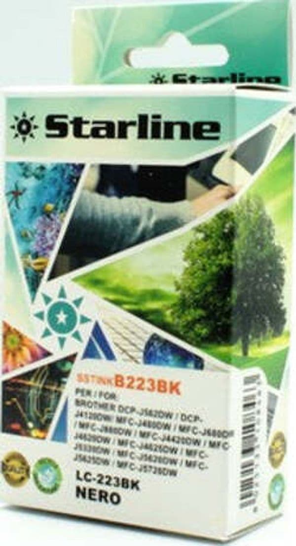 Starline - Cartuccia ink - per Brother - Nero - LC223BK - 14 6ml Elettronica/Informatica/Stampanti e accessori/Accessori per stampanti a inchiostro e laser/Cartucce d'inchiostro Eurocartuccia - Pavullo, Commerciovirtuoso.it