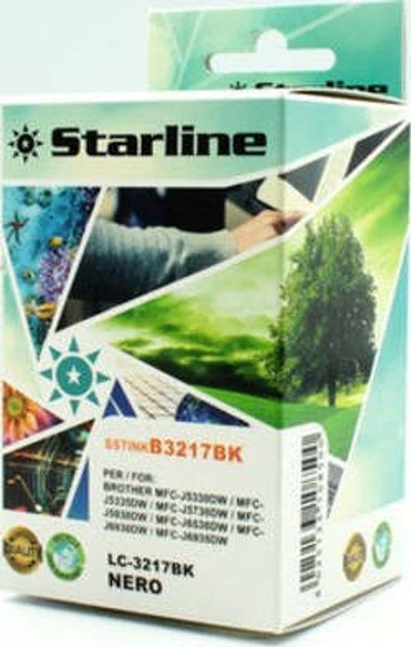 Starline - Cartuccia ink - per Brother - Nero - LC3217BK - 15ml Elettronica/Informatica/Stampanti e accessori/Accessori per stampanti a inchiostro e laser/Cartucce d'inchiostro Eurocartuccia - Pavullo, Commerciovirtuoso.it