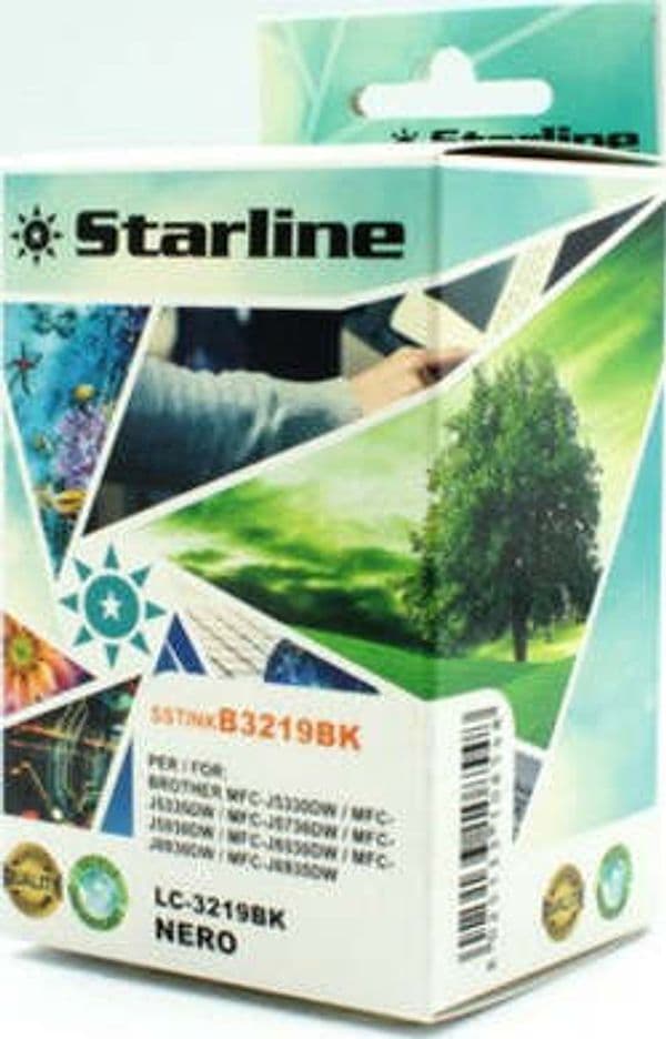 Starline - Cartuccia ink - per Brother - Nero - LC3219XLBK - 68ml Elettronica/Informatica/Stampanti e accessori/Accessori per stampanti a inchiostro e laser/Cartucce d'inchiostro Eurocartuccia - Pavullo, Commerciovirtuoso.it