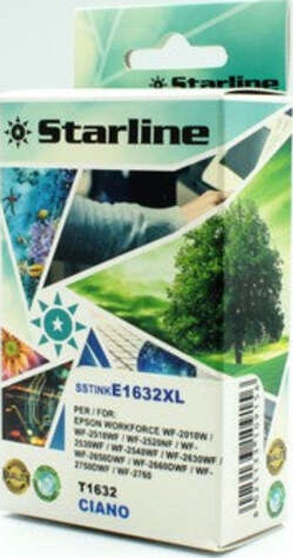 Starline - Cartuccia ink - per Epson - Ciano - C13T16324012 - 16XL 10 ml Elettronica/Informatica/Stampanti e accessori/Accessori per stampanti a inchiostro e laser/Cartucce d'inchiostro Eurocartuccia - Pavullo, Commerciovirtuoso.it