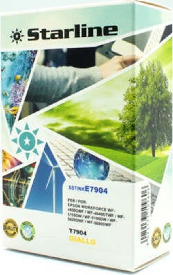 Starline - Cartuccia ink - per Epson - Giallo - 79XL- C13T79044010 - 19ml Elettronica/Informatica/Stampanti e accessori/Accessori per stampanti a inchiostro e laser/Cartucce d'inchiostro Eurocartuccia - Pavullo, Commerciovirtuoso.it