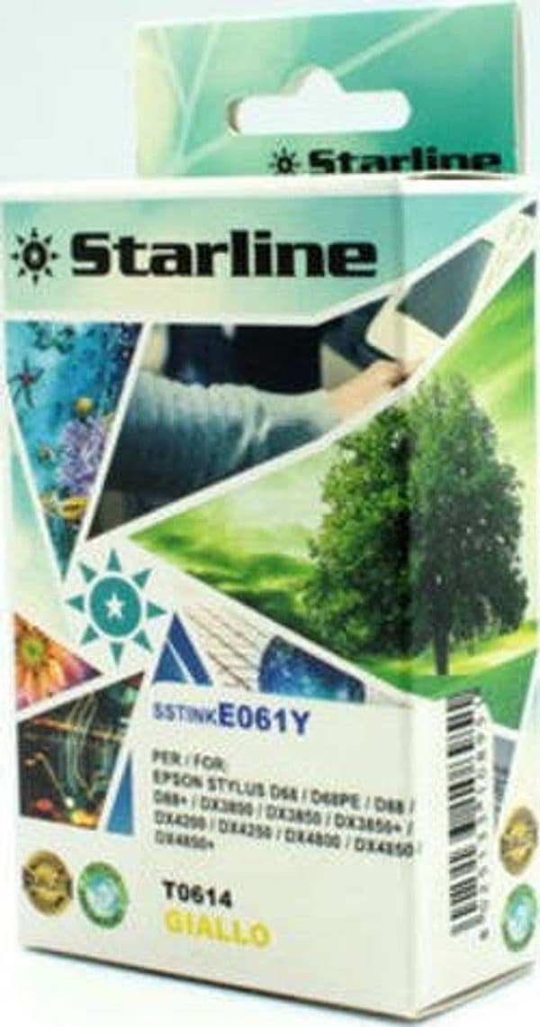Starline - Cartuccia ink - per Epson - Giallo - C13T06144010 - T0614 - 14ml Elettronica/Informatica/Stampanti e accessori/Accessori per stampanti a inchiostro e laser/Cartucce d'inchiostro Eurocartuccia - Pavullo, Commerciovirtuoso.it