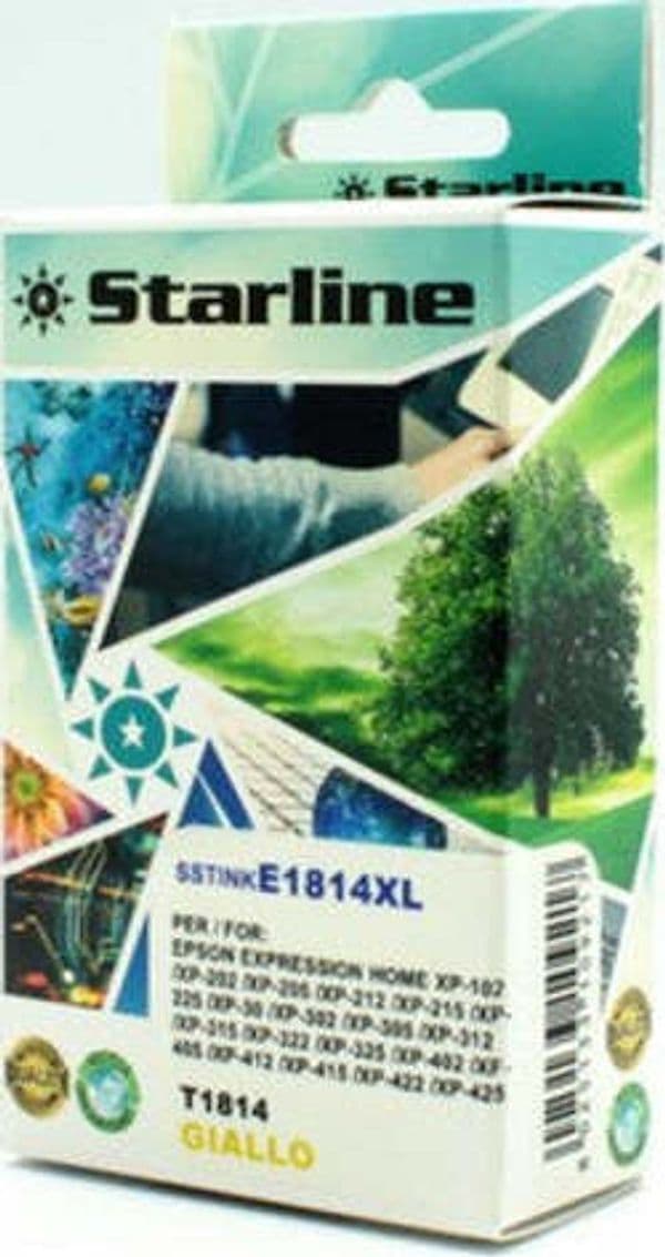 Starline - Cartuccia ink - per Epson - Giallo - C13T18144012- 18XL -10ml Elettronica/Informatica/Stampanti e accessori/Accessori per stampanti a inchiostro e laser/Cartucce d'inchiostro Eurocartuccia - Pavullo, Commerciovirtuoso.it