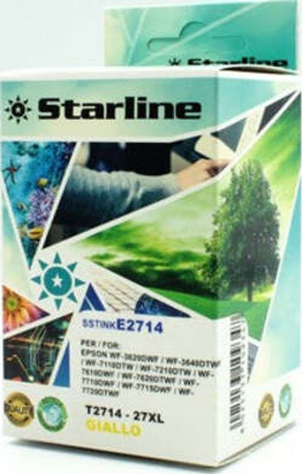 Starline - Cartuccia ink - per Epson - Giallo - C13T27144012 - 27XL - 15ml Elettronica/Informatica/Stampanti e accessori/Accessori per stampanti a inchiostro e laser/Cartucce d'inchiostro Eurocartuccia - Pavullo, Commerciovirtuoso.it