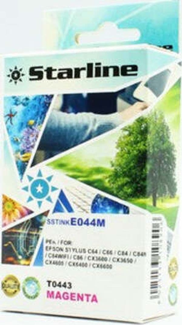Starline - Cartuccia ink - per Epson - Magenta - C13T044320 - 14ml Elettronica/Informatica/Stampanti e accessori/Accessori per stampanti a inchiostro e laser/Cartucce d'inchiostro Eurocartuccia - Pavullo, Commerciovirtuoso.it