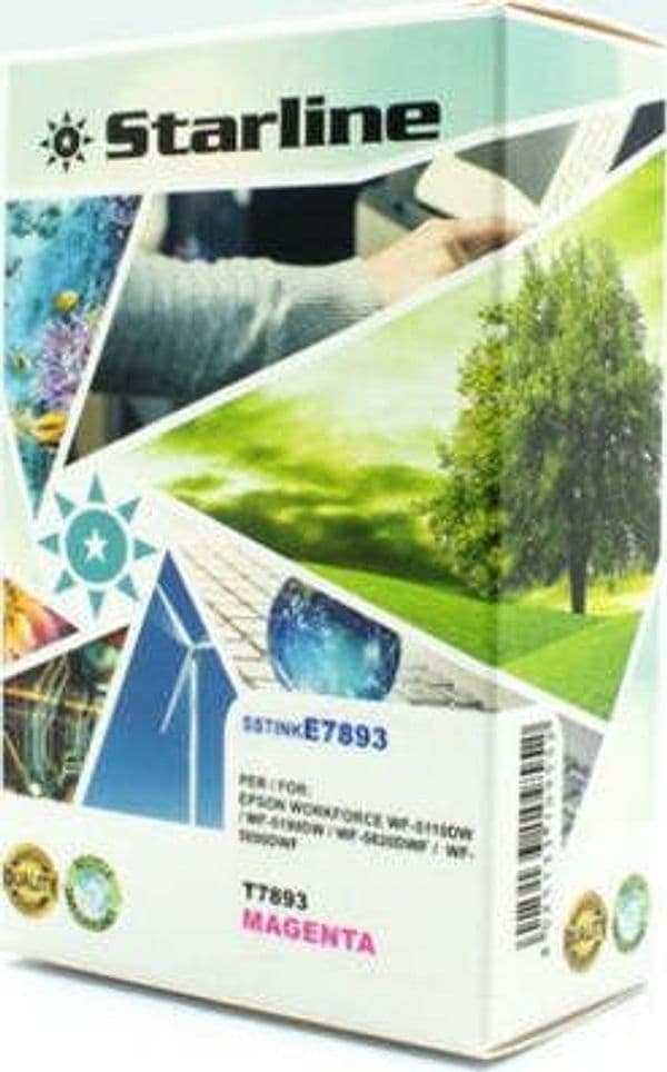 Starline - Cartuccia ink - per Epson - Magenta - T7893 - C13T789340 - 55ml Elettronica/Informatica/Stampanti e accessori/Accessori per stampanti a inchiostro e laser/Cartucce d'inchiostro Eurocartuccia - Pavullo, Commerciovirtuoso.it