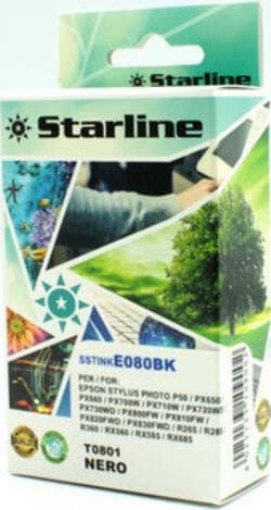 Starline - Cartuccia ink - per Epson - Nero - C13T08014011 - T0801 - 11 4ml Elettronica/Informatica/Stampanti e accessori/Accessori per stampanti a inchiostro e laser/Cartucce d'inchiostro Eurocartuccia - Pavullo, Commerciovirtuoso.it