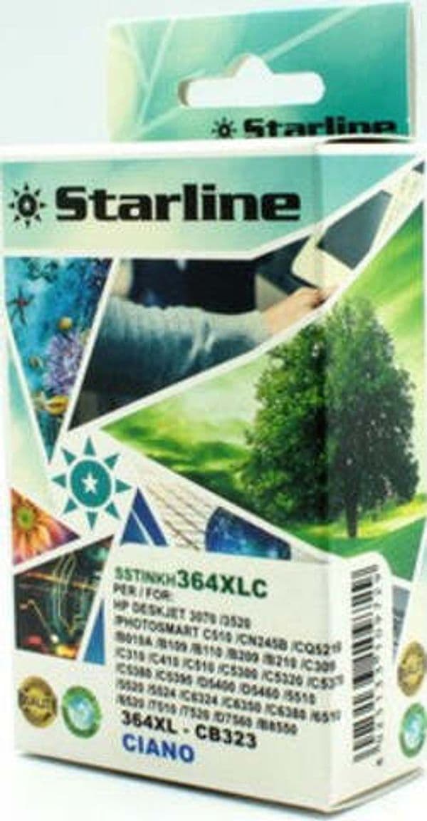 Starline - Cartuccia ink - per Hp - Ciano - CB323EE - 364XL 14 6ml Elettronica/Informatica/Stampanti e accessori/Accessori per stampanti a inchiostro e laser/Cartucce d'inchiostro Eurocartuccia - Pavullo, Commerciovirtuoso.it
