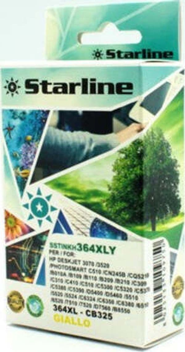 Starline - Cartuccia ink - per Hp - Giallo - CB325E - 364XL - 14 6ml Elettronica/Informatica/Stampanti e accessori/Accessori per stampanti a inchiostro e laser/Cartucce d'inchiostro Eurocartuccia - Pavullo, Commerciovirtuoso.it
