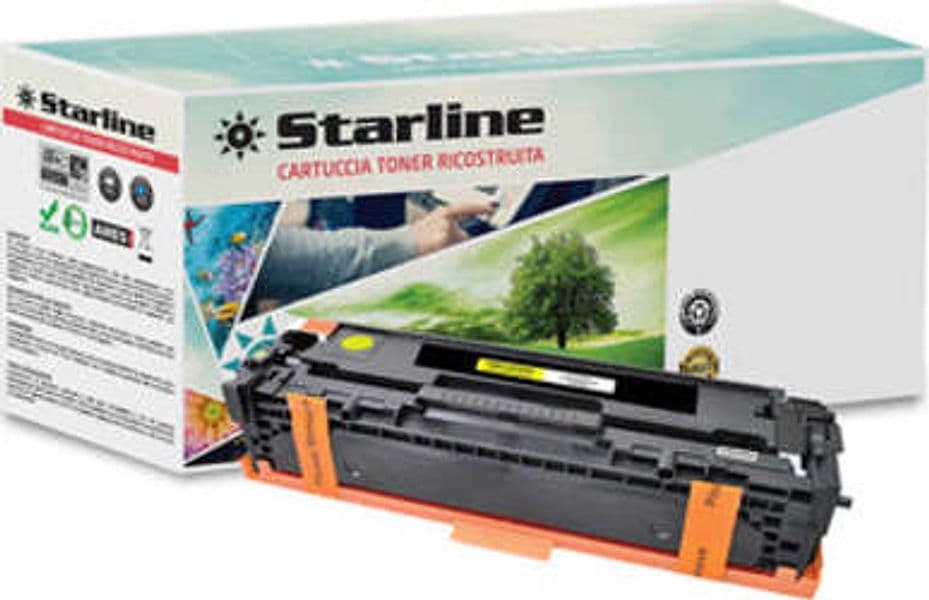Starline - Toner Ricostruito - per Hp - Giallo - CE322A - 1.300 pag Elettronica/Informatica/Stampanti e accessori/Accessori per stampanti a inchiostro e laser/Cartucce d'inchiostro Eurocartuccia - Pavullo, Commerciovirtuoso.it