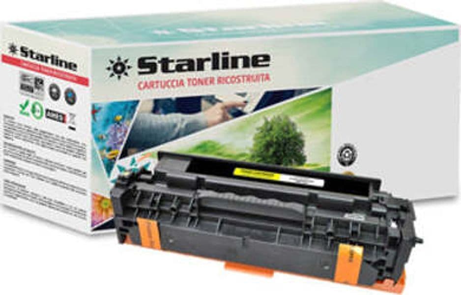 Starline - Toner Ricostruito - per Hp - Giallo - CE412A - 2.600 pag Elettronica/Informatica/Stampanti e accessori/Accessori per stampanti a inchiostro e laser/Cartucce d'inchiostro Eurocartuccia - Pavullo, Commerciovirtuoso.it