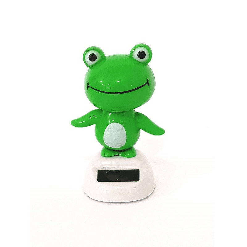 STATUETTA OSCILLANTE AD ENERGIA SOLARE RANA DONDOLO MOVIMENTO CRUSCOTTO AUTO Giochi e giocattoli/Articoli da regalo e scherzetti/Giochi e personaggi ad energia solare Trade Shop italia - Napoli, Commerciovirtuoso.it