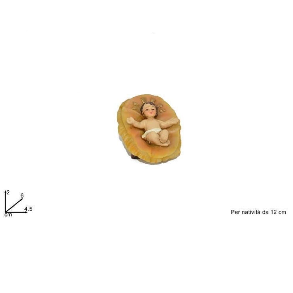 Statuina Culla Bambinello Per Presepe In Resina 4.5x2x6cm Decoro Natale Nativit? Casa, arredamento e bricolage > Prodotti per Feste > Prodotti Natalizi Trade Shop italia - Napoli, Commerciovirtuoso.it