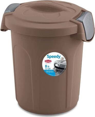 Stefanplast-Bidoncino-con-Coperchio-a-Clip-SPEEDY-8L