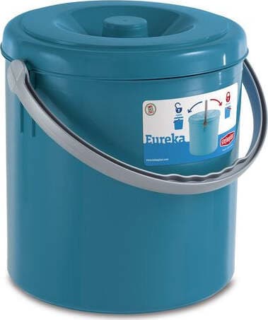STEFANPLAST-Pattumiera-EUREKA-Blu-ottanio-20L