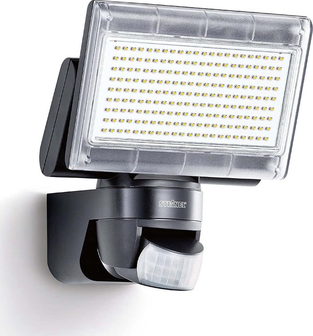 STEINEL---FARO-LED-CON-SENSORE-PER-ESTERNO-NERO