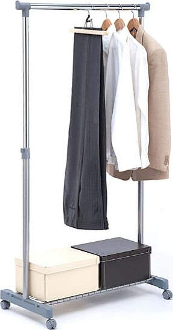 Stender appendiabiti AC9001 - 87 cm - con portaoggetti - Serena Group Casa e cucina/Arredamento/Ingresso/Appendiabiti Eurocartuccia - Pavullo, Commerciovirtuoso.it