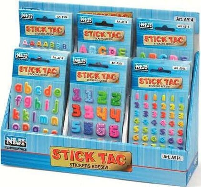 Stickers-3D-Lettere-o-Numeri-Lebez