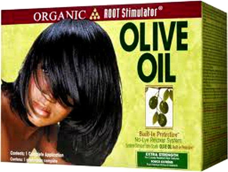 OLIVE OIL ORS STIRAGGIO PER CAPELLI AFRO OLIVE OIL BUILT-PROTECTION FULL APPLICATION NO-LYE RELAXER KIT SUPER EXTRA STRENGHT 12.85 OZ