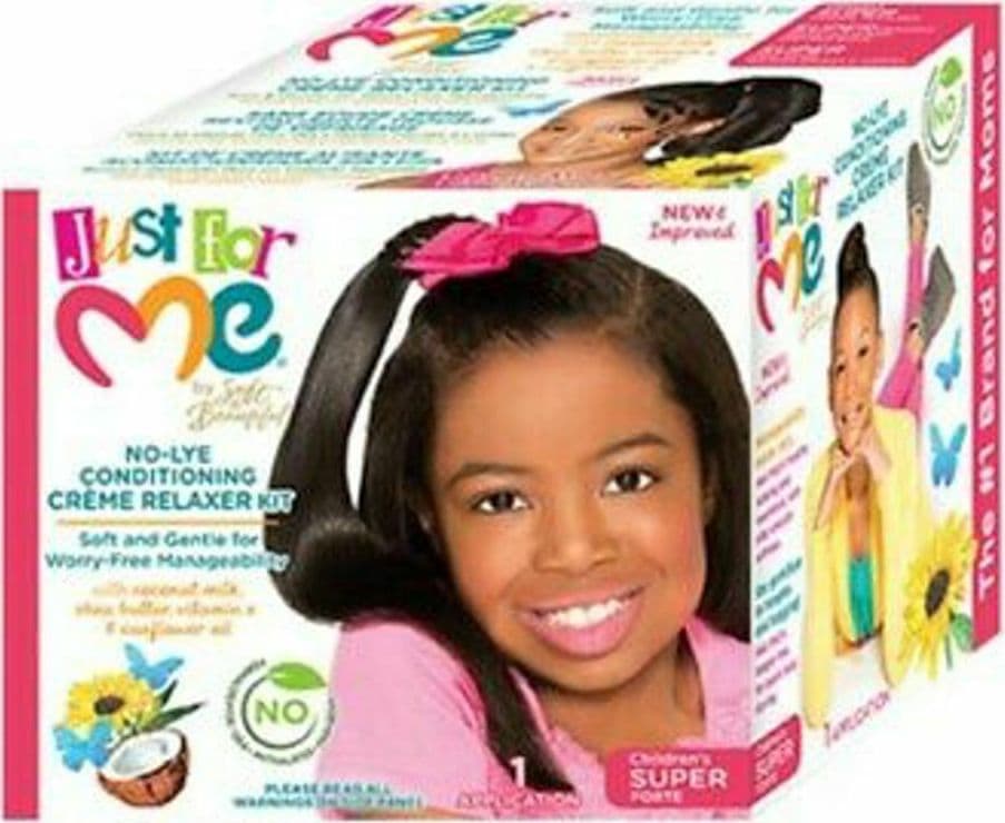 STIRAGGIO PER CAPELLI RELAXER KIT SOFT & BEAUTIFUL JUST FOR ME SUPER BAMBINI in Trattamenti liscianti Agbon - Martinsicuro, commercioVirtuoso.it